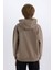 Erkek Çocuk Oversize Geniş Kalıp Baskılı Kapüşonlu Sweatshirt D5344A824WN 9