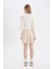 Coool Piliseli Normal Bel Basic Düz Gabardin Mini Etek D5265AX24AU 7