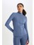 Fit Slim Fit Dar Kesim Fermuarlı Hırka C9409AX24AU 6