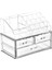 Makyaj Organizer 2'li 24 x 14 x 18 2