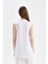 Regular Fit Kolsuz 2'li Basic Tişört Tunik D5478AXNS 6