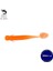 Silikon Sahte Kurt Yem - Fishack - 1g 50MM - Fishack Wormix- Orange - Uv Silikon 1