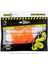 Silikon Sahte Kurt Yem - Fishack - 1g 50MM - Fishack Wormix- Orange - Uv Silikon 5