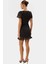 Astarlı Mini Tül Elbise Puantiyeli Bodycon Kesim Kısa Kol Modern Stil 3