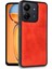 Xiaomi Redmi 13C Kılıf Aras Deri Kapak - Kırmızı - TKNAL5928-5785 2