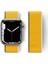 Apple Watch 42MM Hasırlı Cırtcırtlı Kordon - Sarı - TKNAL5980-5556 1