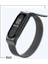 Mijobs Xiaomi Mi Band 4-3 Metal Kayış Kordon Milano LOOP-(1903) - TKNAL3421-7111 4