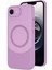 iPhone 16E Kılıf Maya Karbon Kapak - Mürdüm - TKNAL6784-6089 2