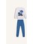 Erkek Çocuk Pijama Takımı Sonic the Hedgehog Bisiklet Yaka Uzun Kollu Tişört Uzun Alt D5513A824WN 7