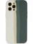 iPhone 12 Pro Kılıf Ebruli Lansman Silikon - Beyaz-Gri - TKNAL3488-7294 1