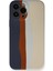 iPhone 13 Pro Kılıf Ebruli Lansman Silikon - Lacivert-Krem - TKNAL6941-4409 1