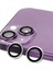 iPhone 14 Raze Metal Kamera Lens - Gümüş - TKNAL8178-5324 1