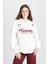 Coool Oversize Geniş Kalıp Kapüşonlu Baskılı Kalın Sweatshirt D5730AX24WN 7