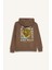 Erkek Çocuk 2'li Takım Baskılı Kapüşonlu Sweatshirt Beli Lastikli Eşofman Altı D4748A8NS 6