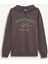 Relax Fit Kapüşonlu Baskılı Kalın Sweatshirt D2681AX24AU 7