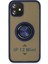 iPhone 12 Mini Kılıf Montreal Yüzüklü Silikon Kapak - Lacivert - TKNAL6661-2021 1