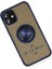 iPhone 12 Mini Kılıf Montreal Yüzüklü Silikon Kapak - Lacivert - TKNAL6661-2021 3