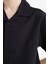 Erkek Çocuk Oversize Geniş Kalıp Polo Yaka Keten Görünümlü Kısa Kollu Gömlek D5861A825SM 9