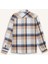 Regular Fit Polo Yaka Kareli Flanel Uzun Kollu Gömlek D5835AX24AU 9
