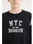 Erkek Çocuk 2'li Takım Baskılı Sweatshirt Beli Lastikli Eşofman Altı D4742A8NS 6