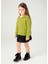 Kız Çocuk Pullover Örme Hırka Yeşil 2