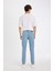 Slim Tapered Fit Dar Kalıp Normal Bel Daralan Paça Jean Pantolon C4220AX24AU 7