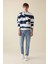 Slim Tapered Fit Dar Kalıp Normal Bel Daralan Paça Jean Pantolon C4220AX24AU 9