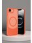 iPhone 16E Kılıf Maya Karbon Kapak - Kırmızı - TKNAL7625-7990 1