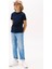 Erkek Çocuk Regular Fit Logolu Pamuklu T-Shirt - Lacivert 2