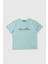 Kız Çocuk Bnt Yazı Logo T-Shirt - Mavi 1