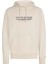 Erkek Kapüşonlu Baskı Logolu Sweatshirt - Ekru 1