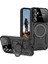 Samsung Galaxy S24 Fe Kılıf Joy Lens Standlı Kapak - Siyah - TKNAL2881-3465 1