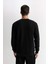 Regular Fit Bisiklet Yaka Jakarlı Sweatshirt D5394AX24AU 6