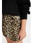 Kız Çocuk Leopar Desenli Cepli Gabardin Etek D5241A824WN 6