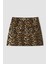 Kız Çocuk Leopar Desenli Cepli Gabardin Etek D5241A824WN 10