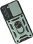 Samsung Galaxy S23 Kılıf Pars Lens Yüzüklü Silikon - Yeşil - TKNAL7063-3858 3