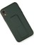iPhone Xr Kılıf Coco Deri Standlı Kapak - Yeşil - TKNAL2261-6832 2
