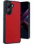 Xiaomi Poco X7 Pro Kılıf Aras Deri Kapak - Kırmızı - TKNAL8366-5500 1