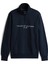 Erkek Tommy Logo Mockneck Fermuarlı Sweatshirt - Lacivert 3