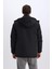 Regular Fit Mont Çıkarılabilir Kapüşonlu Fermuarlı Çıtçıtlı Cepli Mont D5971AX24CW 7