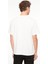 Bisiklet Yaka Beyaz Erkek T-Shirt 75OAHT07 5