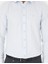 Açık Mavi Slim Fit Armürlü Uzun Kollu Gömlek 6