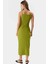 Maxi Örme Elbise Halter Yaka Bodycon Yazlık Günlük Kaliteli Işçilik Trend Tasarım Konforlu Kesim 3