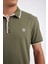 New Regular Fit Polo Yaka Kısa Kollu Pike Tişört D5993AX24SM 6