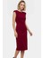 Şık Midi Elbise Örme Kumaş Bodycon Kalıp Günlük Tarz Premium Kalite Görünüm Uzun Ömürlü 1