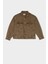 %100 Pamuk Oversize Geniş Kalıp Polo Yaka Düğmeli Cepli Yıkamalı Jean Ceket D5049AX24AU 7