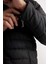 Su İtici Slim Fit Suni Deri Mont Dar Kesim Dik Yaka Fermuarlı Cepli B3568AX25SP 7