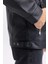 Su İtici Slim Fit Dar Kesim Dik Yaka Fermuarlı Suni Deri Mont D6241AX25SP 6