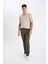 Pantolon Slim Fit Dar Kesim Cepli Dar Paça C9436AX24AU 6