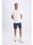 Fit Hızlı Kuruyan Slim Fit Dar Kesim Bisiklet Yaka Baskılı Sporcu Kısa Kollu Tişört V2887AZ25SP 6